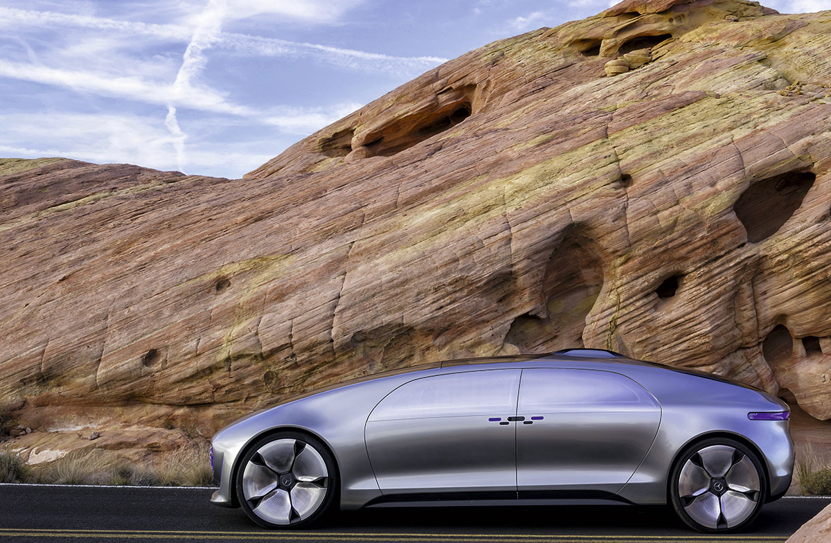 Mercedes F015 Luxury in Motion Concept: Benz Самобеглый