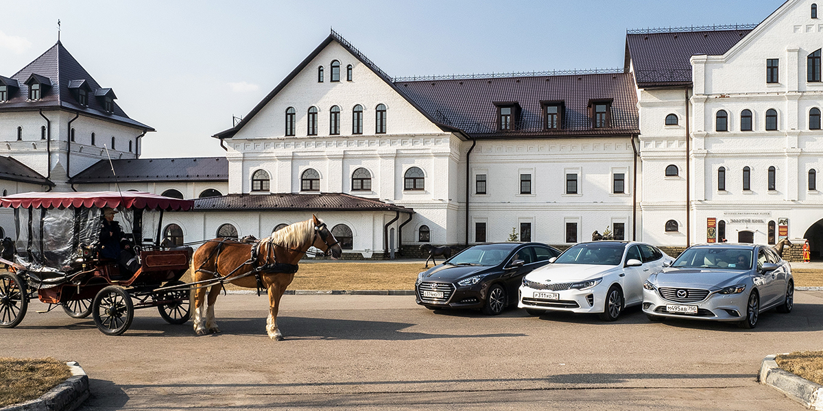 Большой тест: Hyundai i40, Kia Optima, Mazda6