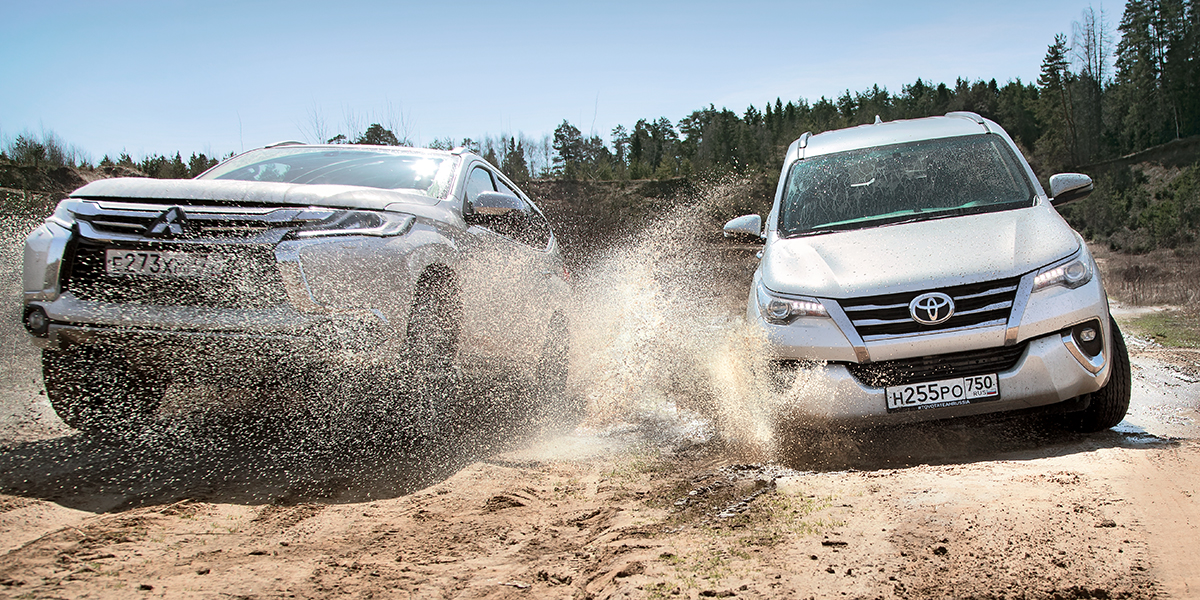 Большой тест: Mitsubishi Pajero Sport, Toyota Fortuner