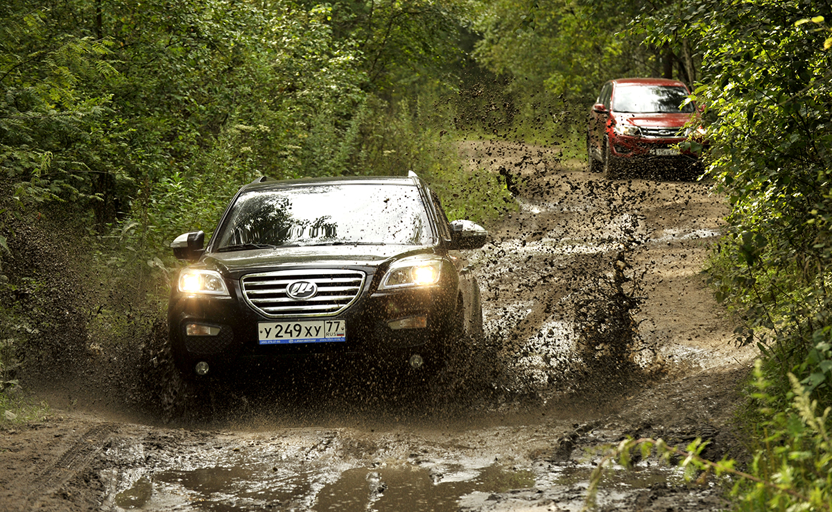 Тест на бездорожье Chery Tiggo 5 и Lifan X60