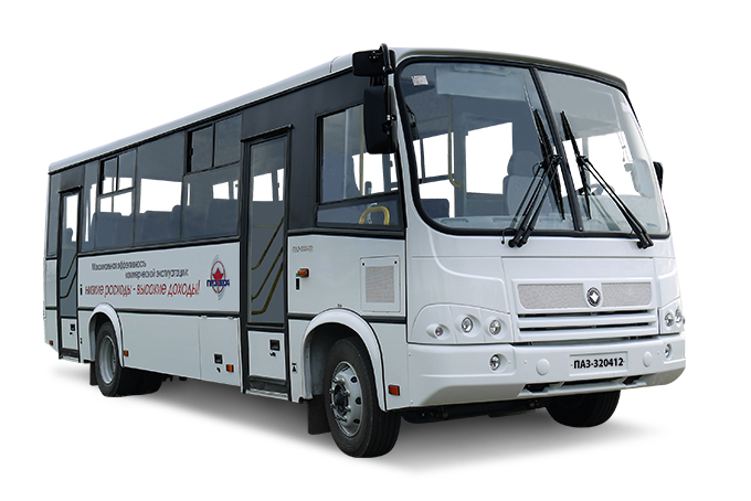 ПАЗ-320412. В 2010 году начато серийное производство автобусов ПАЗ-320412
