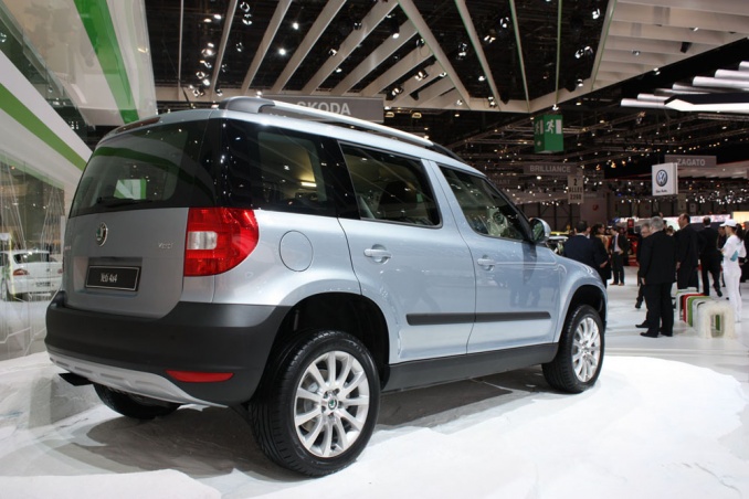 Skoda Yeti дебютировала в марте 2009 года на Женевском автосалоне