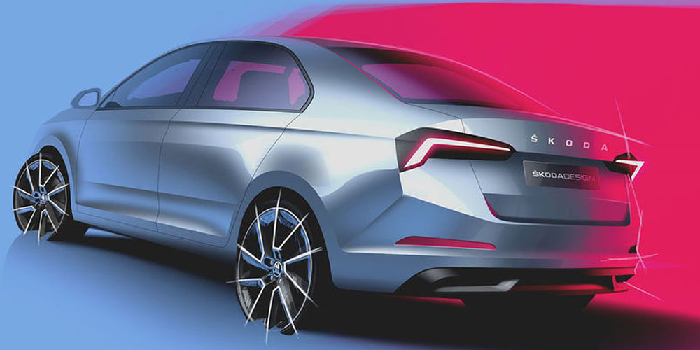 Skoda Rapid для России показали сзади Skoda Rapid для России показали сзади