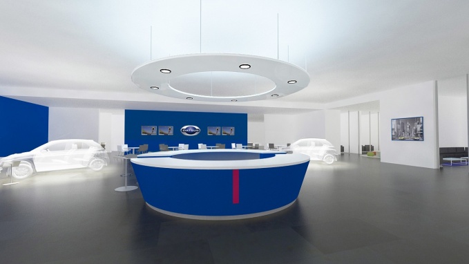 Фирменные цвета Datsun призваны привлекать клиентов