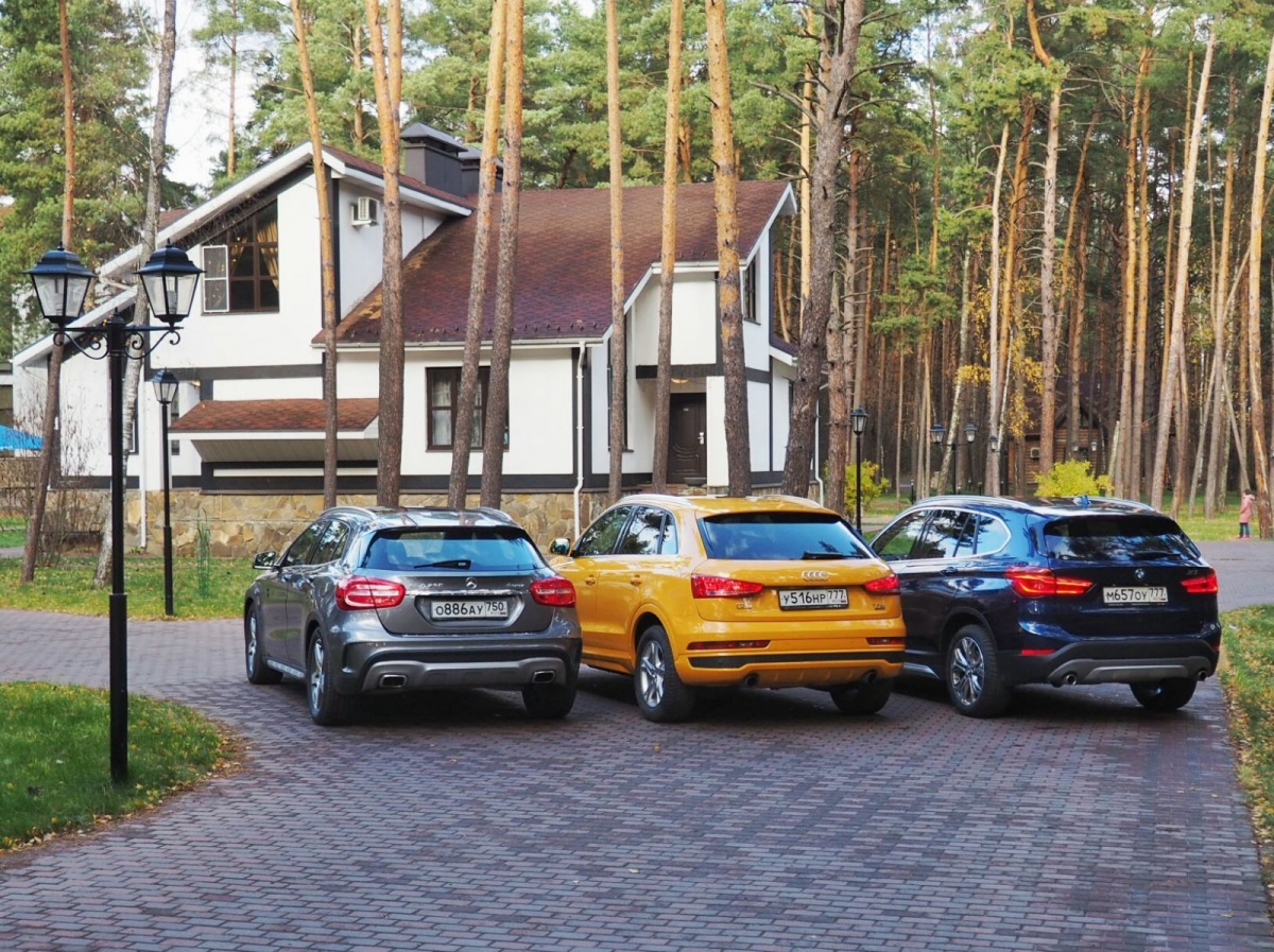 Сравнительный тест Audi Q3, BMW X1 и Mercedes-Benz GLA Сравнительный тест Audi Q3, BMW X1 и Mercedes-Benz GLA