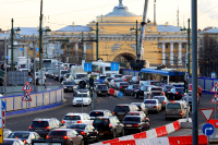 Санкт-Петербург обогнал Москву по пробкам