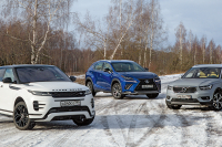 Большой тест: Range Rover Evoque Р250, Volvo XC40 Т5, Lexus NX 300