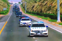 Это фейк: Путина сопровождали машины ДПС с арабскими водителями