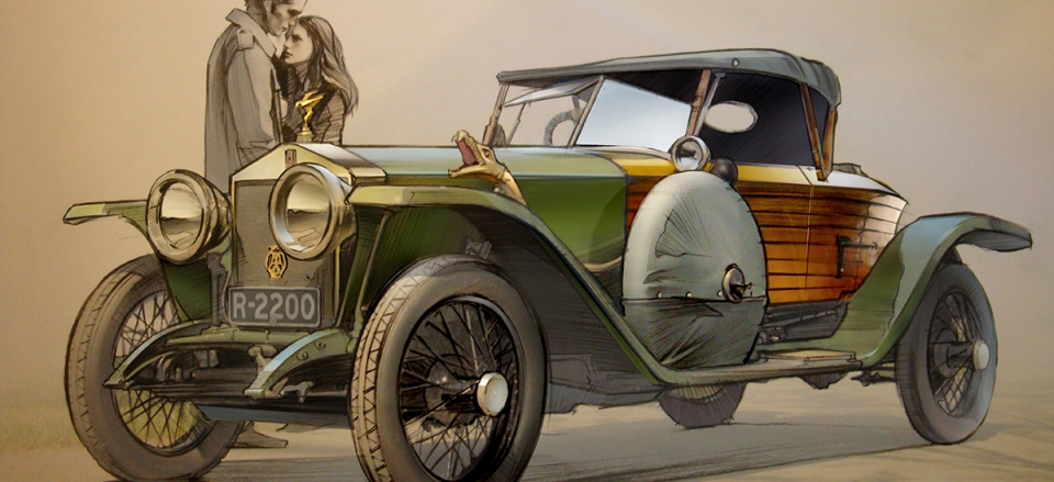 Rolls-Royce Silver Ghost Shapiro-Schebera Skiff (1919) | Контрафакт