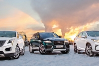 Большой тест: Jaguar F-Pace, Cadillac XT5, Lexus RX