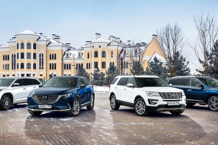 Большой тест: Mazda CX-9, Toyota Highlander, Infiniti QX60, Ford Explorer
