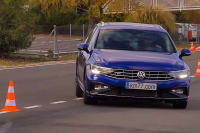 Сбил лося: VW Passat признан неуправляемым (видео)